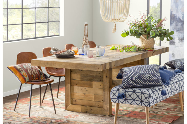 Transitional style dining cheap set